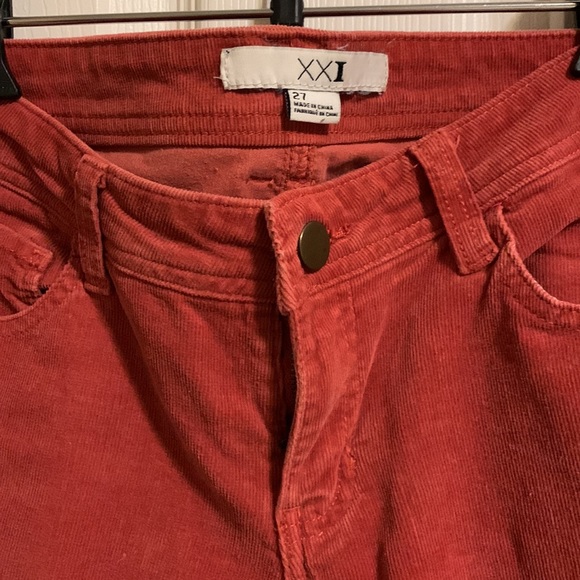 Forever 21 mid-rise corduroy pant - Picture 2 of 4